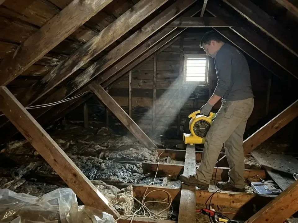 attic-water-damage-drying-proc-007 — frequently asked questions, Emergency Water Extraction & 24/7 Flood Response in Fruitla…